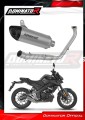 sistema de escape completo con silenciador DOMINATOR Full System titanio HP8 compatible con la motocicleta Yamaha MT 125 2024  2026 2