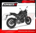 sistema de escape completo con silenciador DOMINATOR Full System titanio HP8 compatible con la motocicleta Yamaha MT 125 2024  2026 4