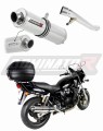 escape silenciador DOMINATOR homologado redondo compatible con la motocicleta GSX 750 INAZUMA 1998  2003