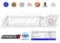 escape silenciador DOMINATOR homologado redondo compatible con la motocicleta GSX 1200 INAZUMA 1999  2000 2
