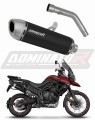 escape silenciador DOMINATOR S6 negro compatible con la motocicleta Triumph Tiger 800 XCA 2018  2020