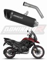 escape silenciador DOMINATOR HP6 negro compatible con la motocicleta Triumph Tiger 800 XCA 2018  2020
