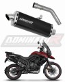 escape silenciador DOMINATOR P7 negro compatible con la motocicleta Triumph Tiger 800 XCA 2018  2020