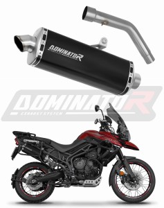 Triumph Tiger 800 XCA 2018 - 2020 Silenciador Escape P7 NEGRO + dB killer