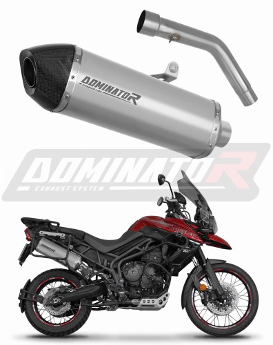 escape silenciador DOMINATOR titanio HP7 compatible con la motocicleta Triumph Tiger 800 XCA 2018  2020