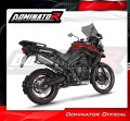 exhaust muffler DOMINATOR S6 fits to Triumph Tiger 800 XCA 2018  2020 4