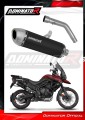 exhaust muffler DOMINATOR S6 BLACK fits to Triumph Tiger 800 XCA 2018  2020 2
