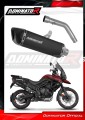 escape silenciador DOMINATOR HP6 negro compatible con la motocicleta Triumph Tiger 800 XCA 2018  2020 2