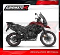 exhaust muffler DOMINATOR HP6 BLACK fits to Triumph Tiger 800 XCA 2018  2020 5