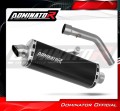 escape silenciador DOMINATOR P7 negro compatible con la motocicleta Triumph Tiger 800 XCA 2018  2020 3