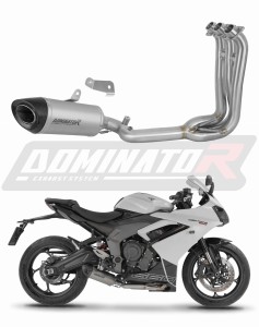 Triumph Daytona 660 2024 - 2026 Sistema de escape Colector Silenciador Titanio HP8 + dB killer