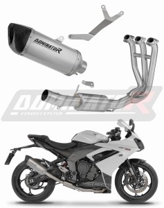 Triumph Daytona 660 2024 - 2026 Sistema de escape Colector Silenciador Titanio HP6 + dB killer