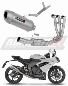 Triumph Daytona 660 2024 - 2026 Sistema de escape Colector Silenciador S6 + dB killer