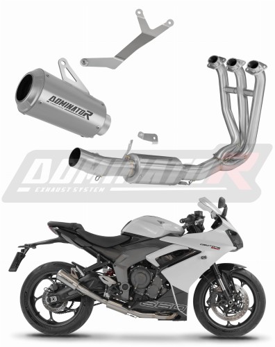 exhaust muffler DOMINATOR GPS fits to Triumph Daytona 660 2024  2026