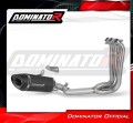escape silenciador DOMINATOR HP8 negro compatible con la motocicleta Triumph Daytona 660 2024  2026 3