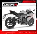exhaust muffler DOMINATOR S6 BLACK fits to Triumph Daytona 660 2024  2026 4