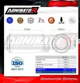 escape silenciador DOMINATOR GPS compatible con la motocicleta Triumph Daytona 660 2024  2026 7