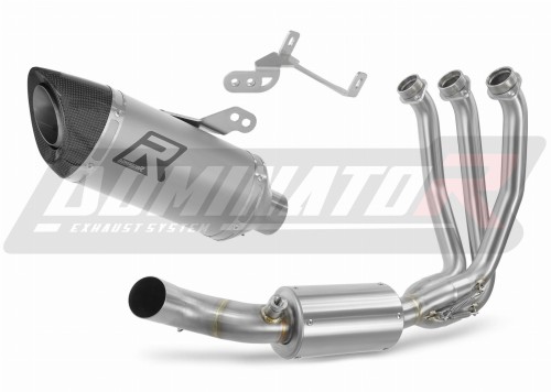 kompletny układ wydechowy z tłumikiem DOMINATOR Full System Tytanowy HP8 pasujący do motocykla CF MOTO 675 NK 2024 - 2026