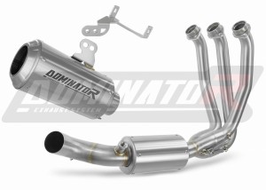 CF MOTO 675 NK 2024 - 2026 Sistema de escape Colector Silenciador GPS + dB killer