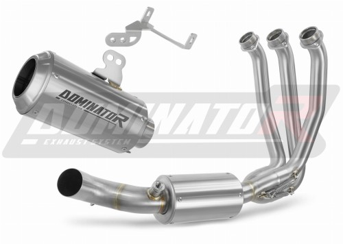 sistema de escape completo con silenciador DOMINATOR Full System GPS compatible con la motocicleta CF MOTO 675 NK 2024  2026