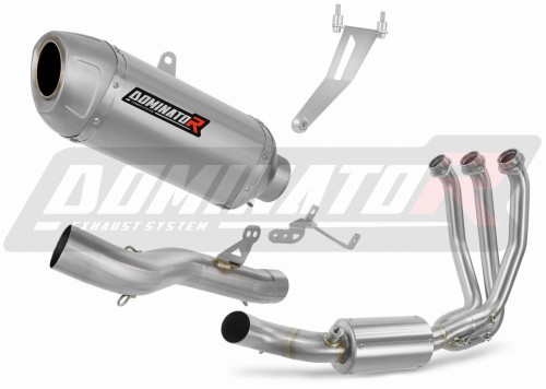 sistema de escape completo con silenciador DOMINATOR Full System S6 compatible con la motocicleta CF MOTO 675 NK 2024  2026