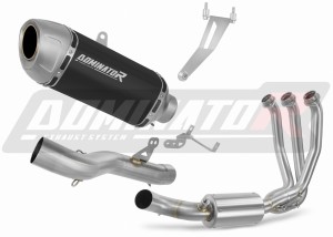 CF MOTO 675 NK 2024 - 2026 Full Exhaust System Collector Silencer S6 BLACK + dB killer
