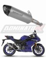 exhaust muffler DOMINATOR titanium HP8 fits the motorcycle Yamaha YZF R3 2025   2026