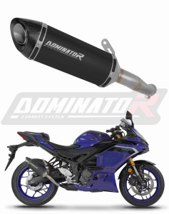 Yamaha YZF-R3 2025 - 2026 Silenciador Escape HP8 NEGRO + dB killer
