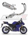 sistema de escape completo con silenciador DOMINATOR Full System OV G2 compatible con la motocicleta Yamaha YZFR3 2025  2026