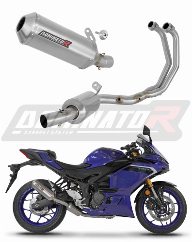 complete exhaust system with muffler DOMINATOR Full System OV G2 fits to Yamaha YZFR3 2025  2026