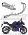 sistema de escape completo con silenciador DOMINATOR Full System OV G2 compatible con la motocicleta Yamaha YZFR3 2025  2026