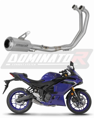 complete exhaust system with muffler DOMINATOR Full System GPS fits to Yamaha YZFR3 2025  2026