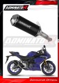 escape silenciador DOMINATOR OV G2 negro compatible con la motocicleta Yamaha YZFR3 2025  2026 2