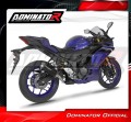 escape silenciador DOMINATOR OV G2 negro compatible con la motocicleta Yamaha YZFR3 2025  2026 4