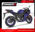 complete exhaust system with muffler DOMINATOR Full System HP8 BLACK fits to Yamaha YZFR3 2025  2026 4