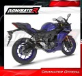 complete exhaust system with muffler DOMINATOR Full System OV G2 BLACK fits the motorcycle Yamaha YZF R3 2025   2026 4