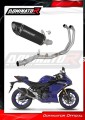 kompletny układ wydechowy z tłumikiem DOMINATOR Full System HP8 CZARNY pasujący do motocykla Yamaha YZF-R3 2025 - 2026 2