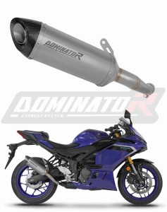 Yamaha YZF-R3 2019 - 2024 Silenciador Escape Titanio HP8 + dB killer