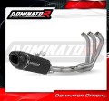 sistema de escape completo con silenciador DOMINATOR Full System HP5 negro compatible con la motocicleta Yamaha MT 09 Tracer 900 / GT 2015  2020 2