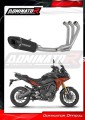 sistema de escape completo con silenciador DOMINATOR Full System HP8 negro compatible con la motocicleta Yamaha MT 09 Tracer 900 / GT 2015  2020 2