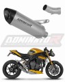 escape silenciador DOMINATOR titanio HP8 compatible con la motocicleta Triumph Speed Triple 1200 RS / RR 2021  2024