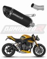 escape silenciador DOMINATOR HP8 negro compatible con la motocicleta Triumph Speed Triple 1200 RS / RR 2021  2024