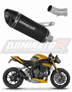 Triumph Speed Triple 1200 RS / RR 2021 - 2024 Silenciador Escape HP8 NEGRO + dB killer