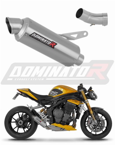 escape silenciador DOMINATOR GPF compatible con la motocicleta Triumph Speed Triple 1200 RS / RR 2021  2024