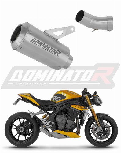 escape silenciador DOMINATOR GPS compatible con la motocicleta Triumph Speed Triple 1200 RS / RR 2021  2024