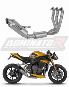 Triumph Speed Triple 1200 RS / RR 2021 - 2024 Sistema de escape Colector Silenciador GPF + dB killer
