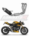 complete exhaust system with muffler DOMINATOR Full System GPF BLACK fits to Triumph Speed Triple 1200 RS / RR 2021  2024