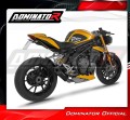 escape silenciador DOMINATOR HP8 negro compatible con la motocicleta Triumph Speed Triple 1200 RS / RR 2021  2024 4