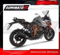 exhaust muffler DOMINATOR HP1 BLACK fits the motorcycle KTM 1290 Super Duke GT 2016   2024 4