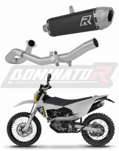Husqvarna 701 Enduro 2026 Sistema de escape Colector Silenciador S6 NEGRO + dB killer